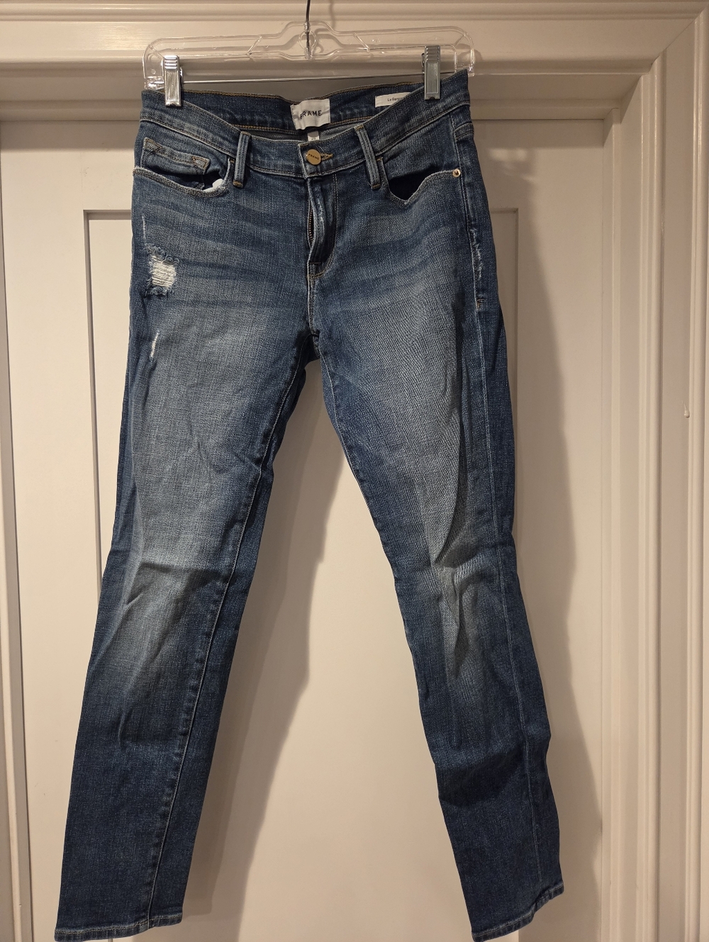 Frame Denim Women's Dark Blue Skinny Jeans
